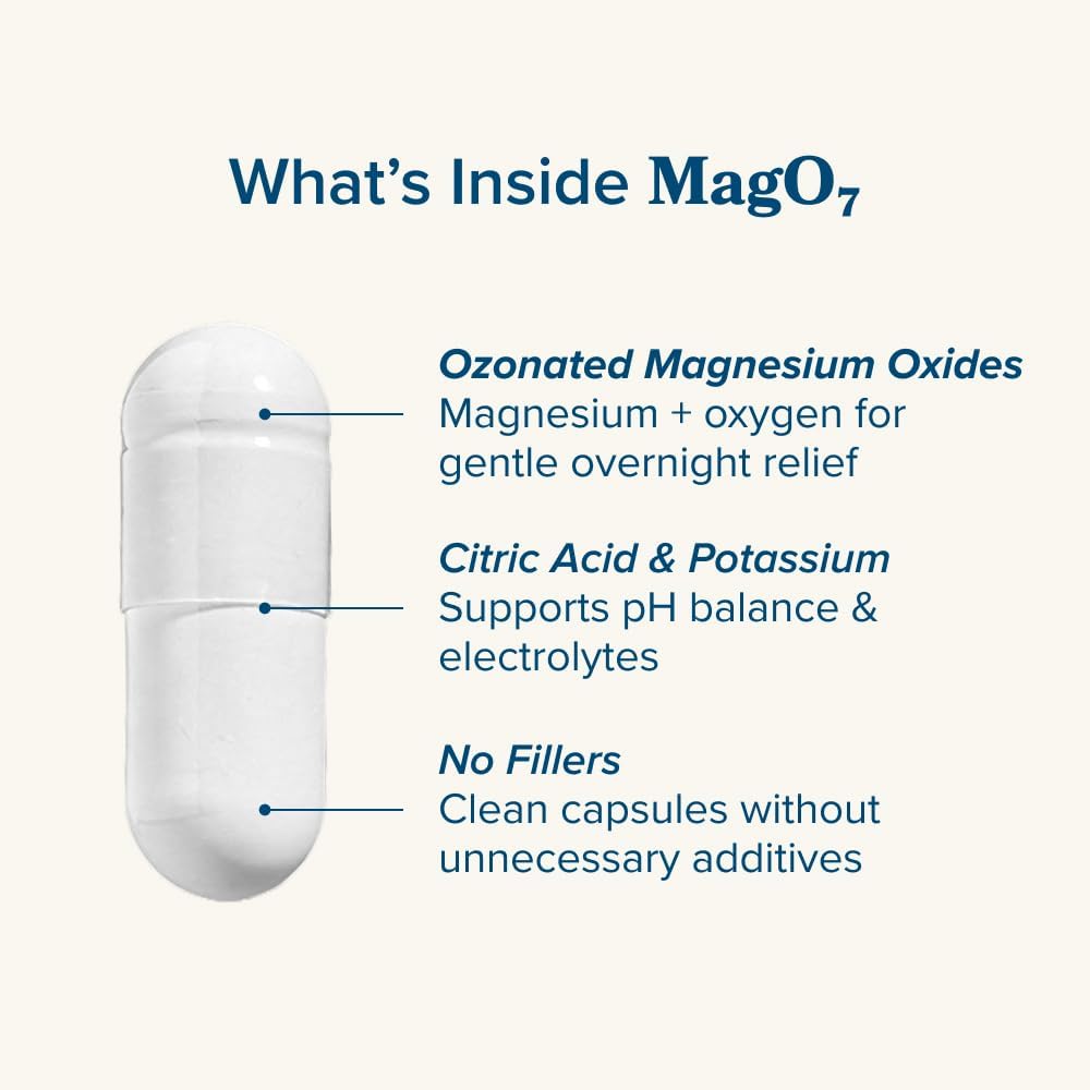 NB Pure Magnesium & Potassium Cleanse Capsules – 180 Count | Digestive & Gentle Nighttime Cleanse