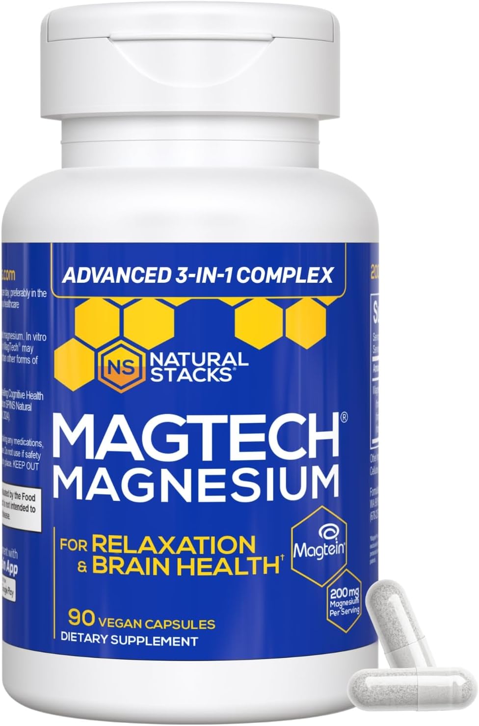 Natural Stacks Mineral Supplement 200mg – 90 Vegetarian Capsules
