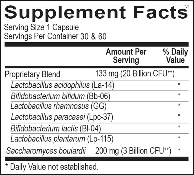 Ortho Biotic Capsules – 60 Capsules | Premium Probiotic Dietary Supplement