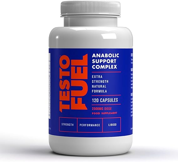 TestoFuel 120 T-Booster Pills – Natural Testosterone Support for Strength, Energy & Muscle Growth
