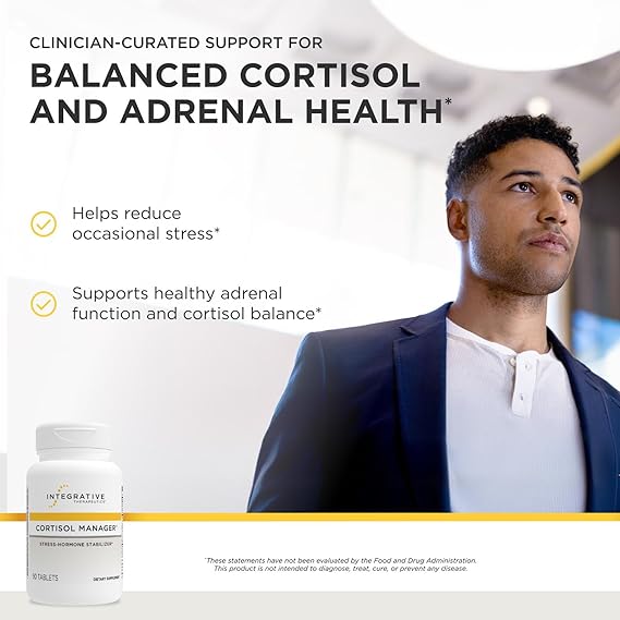Integrative Therapeutics Cortisol Manager – Stress Support & Restful Sleep Formula