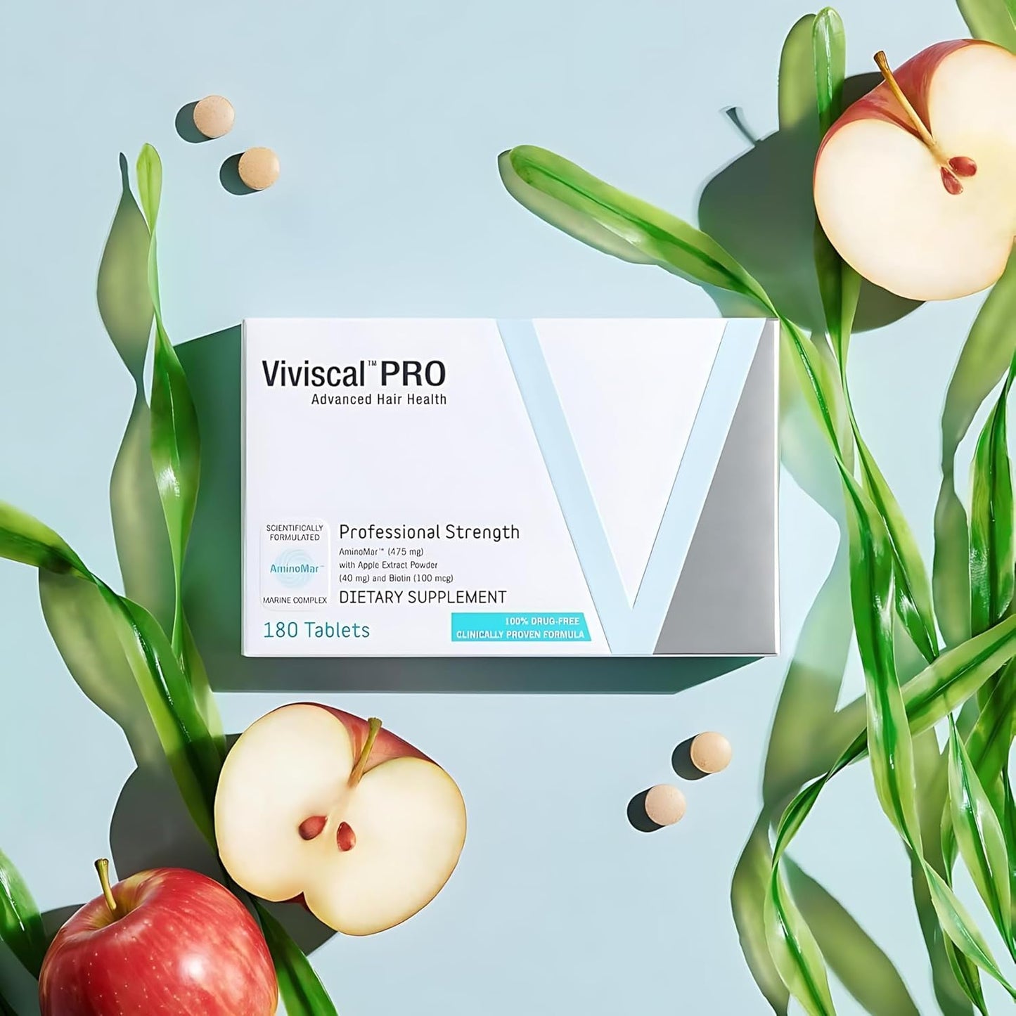 Viviscal Pro Advanced Hair Health 180 Tablets – Professional-Grade Support for Thicker, Healthier Hair