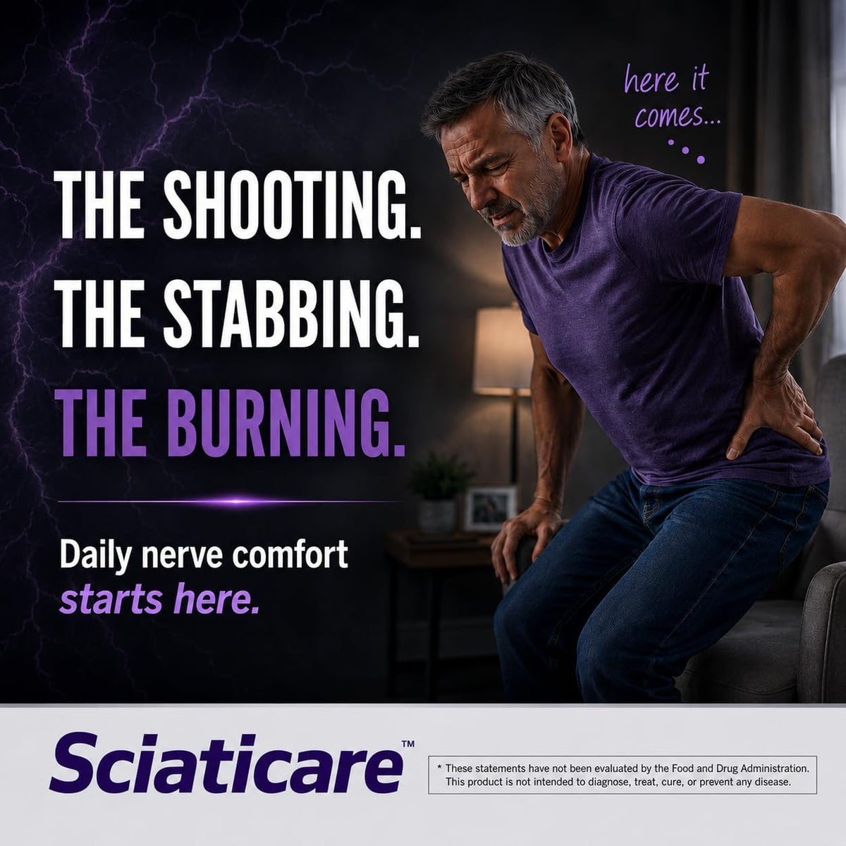 Sciatic Pain Relief Natural Herbal Supplement