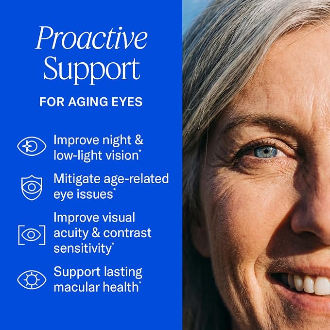 EyePromise Restore Aging Eye Health Supplements – 60 Softgels | Omega-3, Lutein & Zeaxanthin for Vision Support