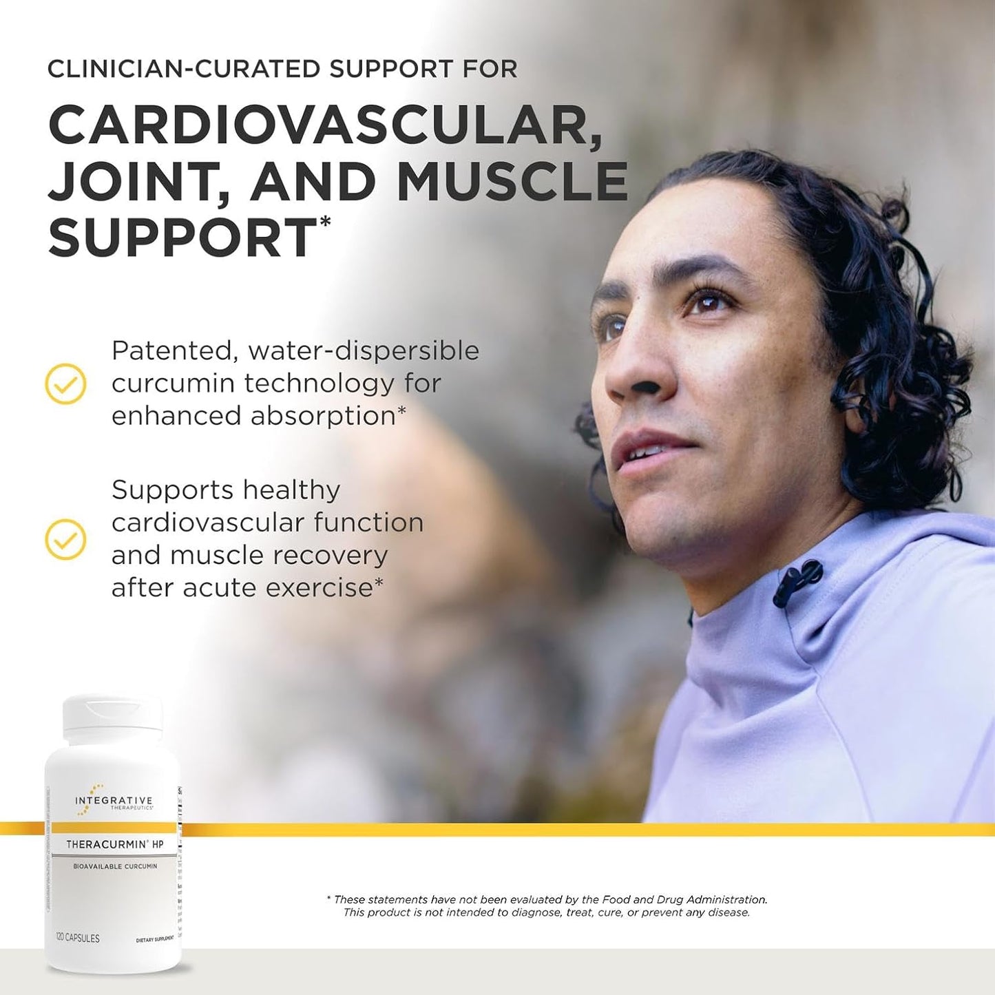 Integrative Therapeutics Theracurmin HP 120 Capsules – Advanced Curcumin Absorption for Optimal Wellness
