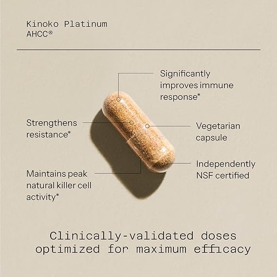 Quality of Life Premium Kinoko Platinum AHCC – Advanced Immune Support & Cellular Wellness Formula