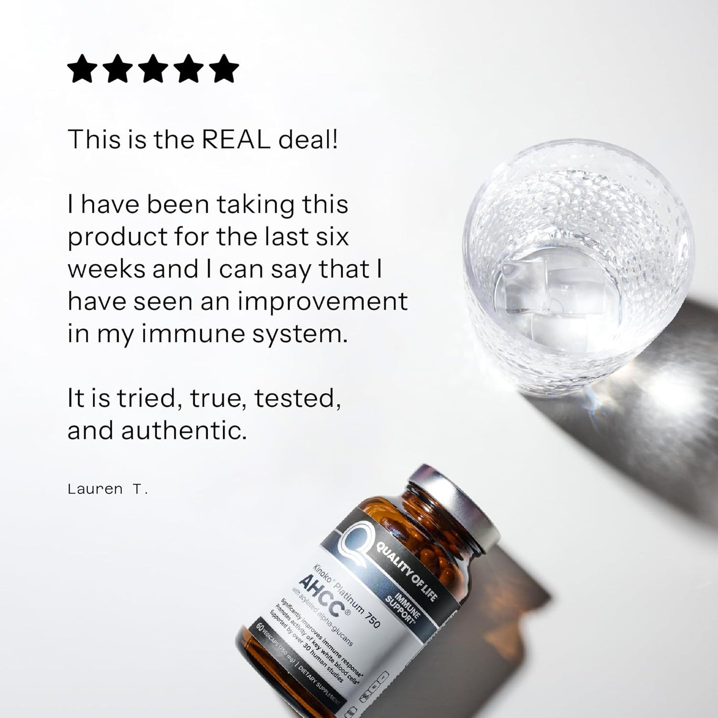 Quality of Life Premium Kinoko Platinum AHCC – Advanced Immune Support & Cellular Wellness Formula