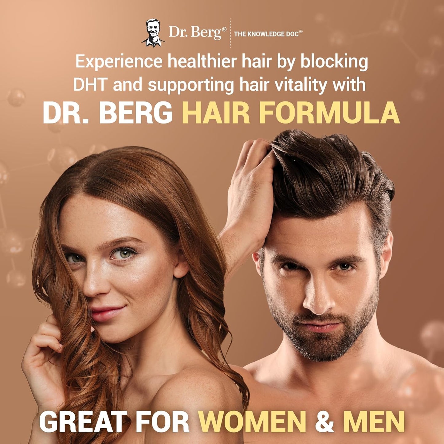 Dr. Berg All-In-One Vitamins for Hair, Skin & Nails – Advanced Formula | Beauty Support Supplement for Strong Hair, Glowing Skin & Healthy Nails