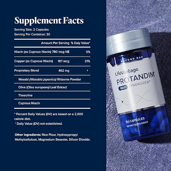 LifeVantage Protandim NAD Synergizer – Advanced Cellular Energy & Healthy Aging Support