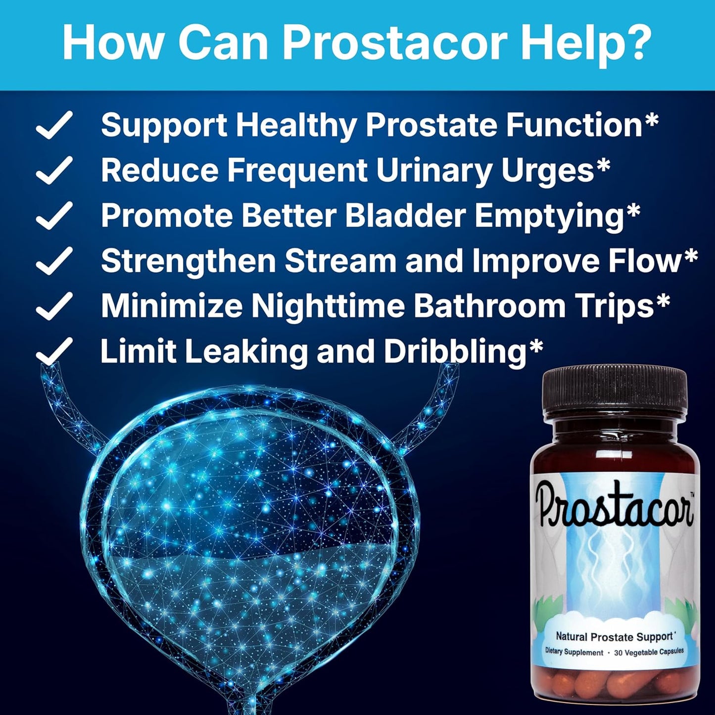 Nutreance Prostacor Natural Prostate Support Supplement – 30 Capsules
