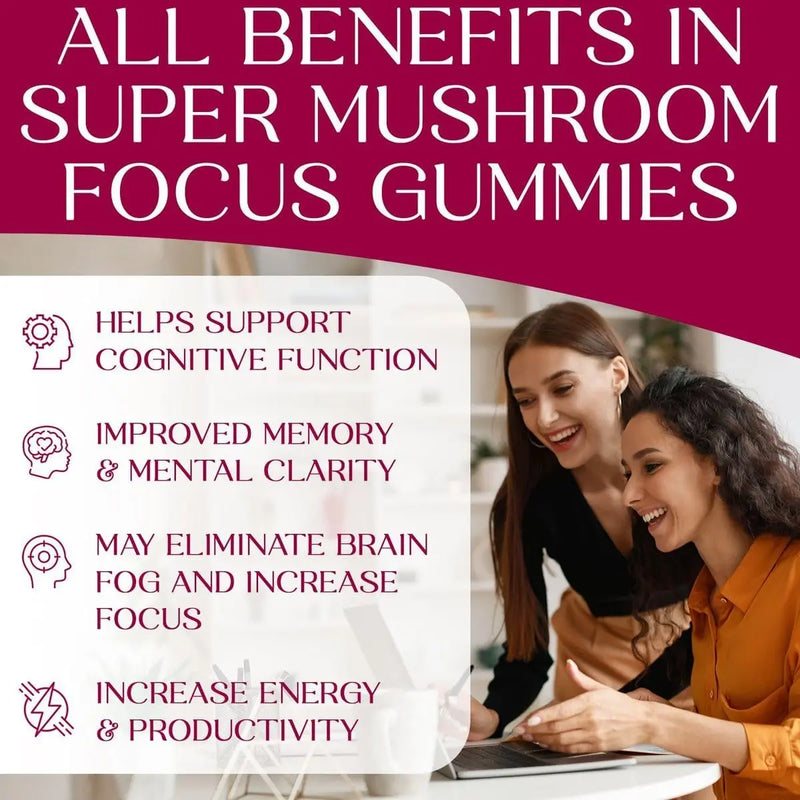 Auri-Super-Mushroom-Focus-Gummies- benefits