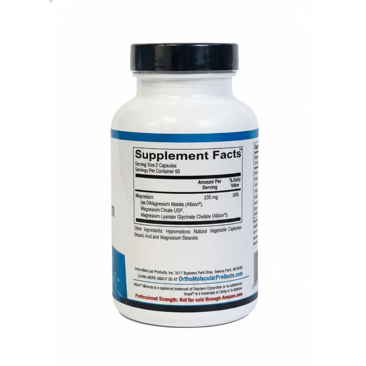 Reacted Magnesium (120 ct) by Ortho Molecular Products – Highly Absorbable Magnesium Support for Muscle, Nerve & Energy Health