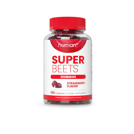 HUMANN Beet Root Strawberry Gummies – 500mg Daily Heart & Cardiovascular Support Supplement