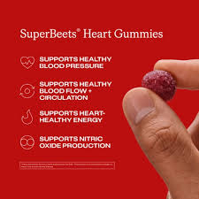 HUMANN Beet Root Strawberry Gummies – 500mg Daily Heart & Cardiovascular Support Supplement