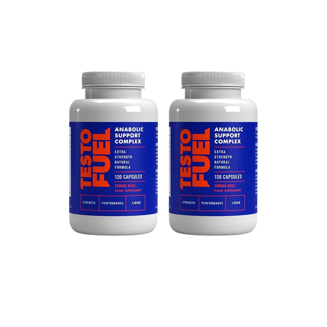 TestoFuel 120 T-Booster Pills – Natural Testosterone Support for Strength, Energy & Muscle Growth