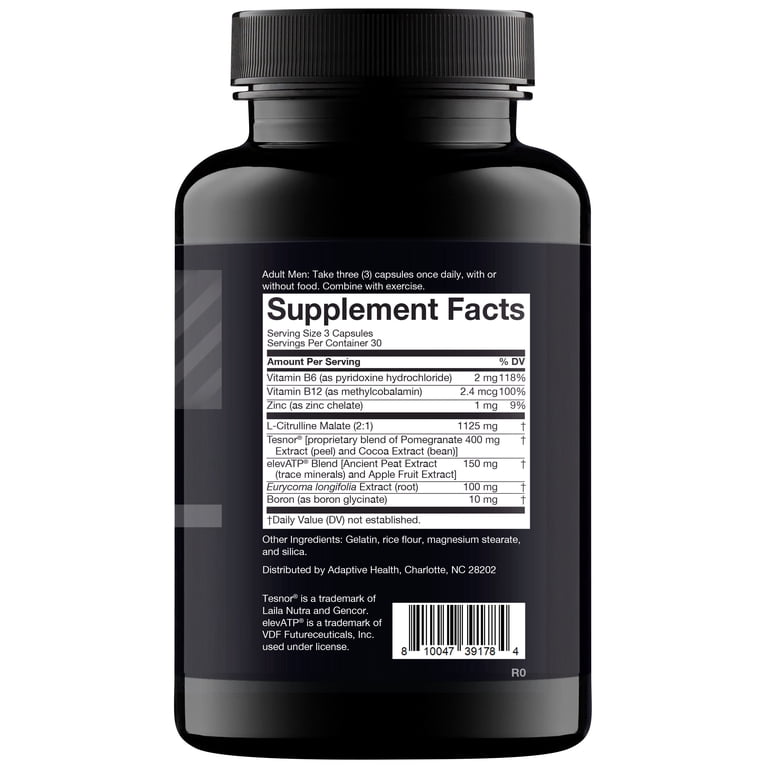 Nugenix Total-T – Free and Total Testosterone Booster Supplement for Men (90 Count)