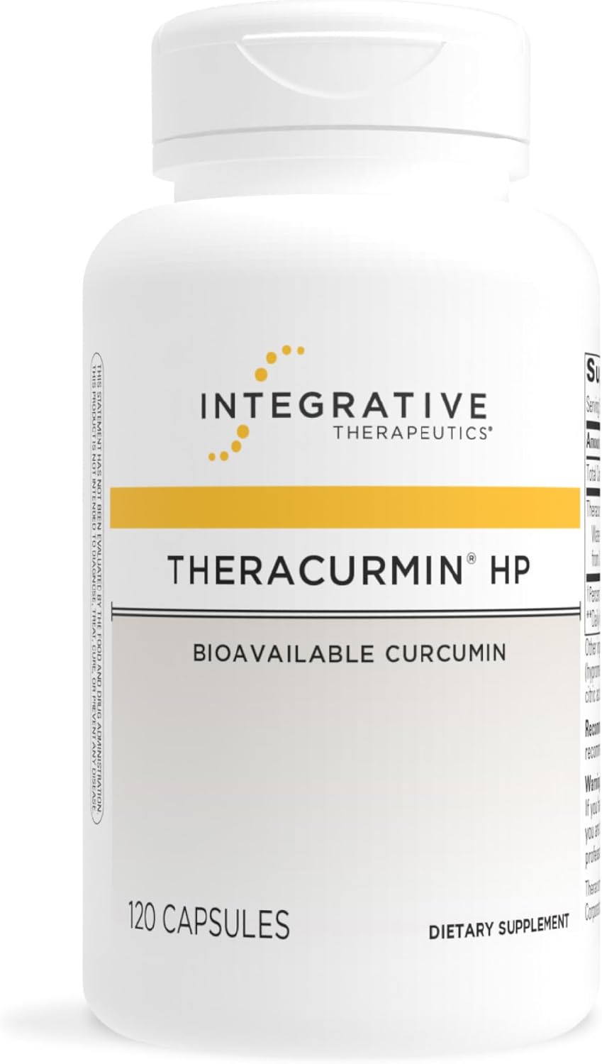 Integrative Therapeutics Theracurmin HP 120 Capsules – Advanced Curcumin Absorption for Optimal Wellness