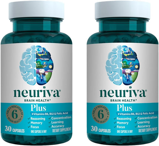 Schiff Vitamin B6 Multi-Vitamin Capsules – Brain Health Support (Vegetarian & Gluten-Free)