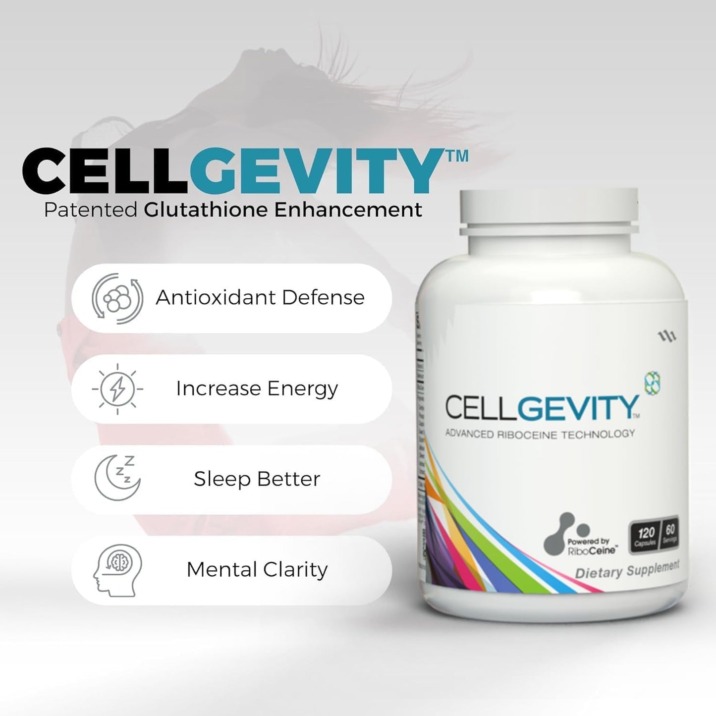 CellGevity Advanced Riboceine Technology – 120 Capsules
