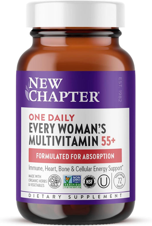 New Chapter Every Woman’s One Daily 55+ Multivitamin 72 Count