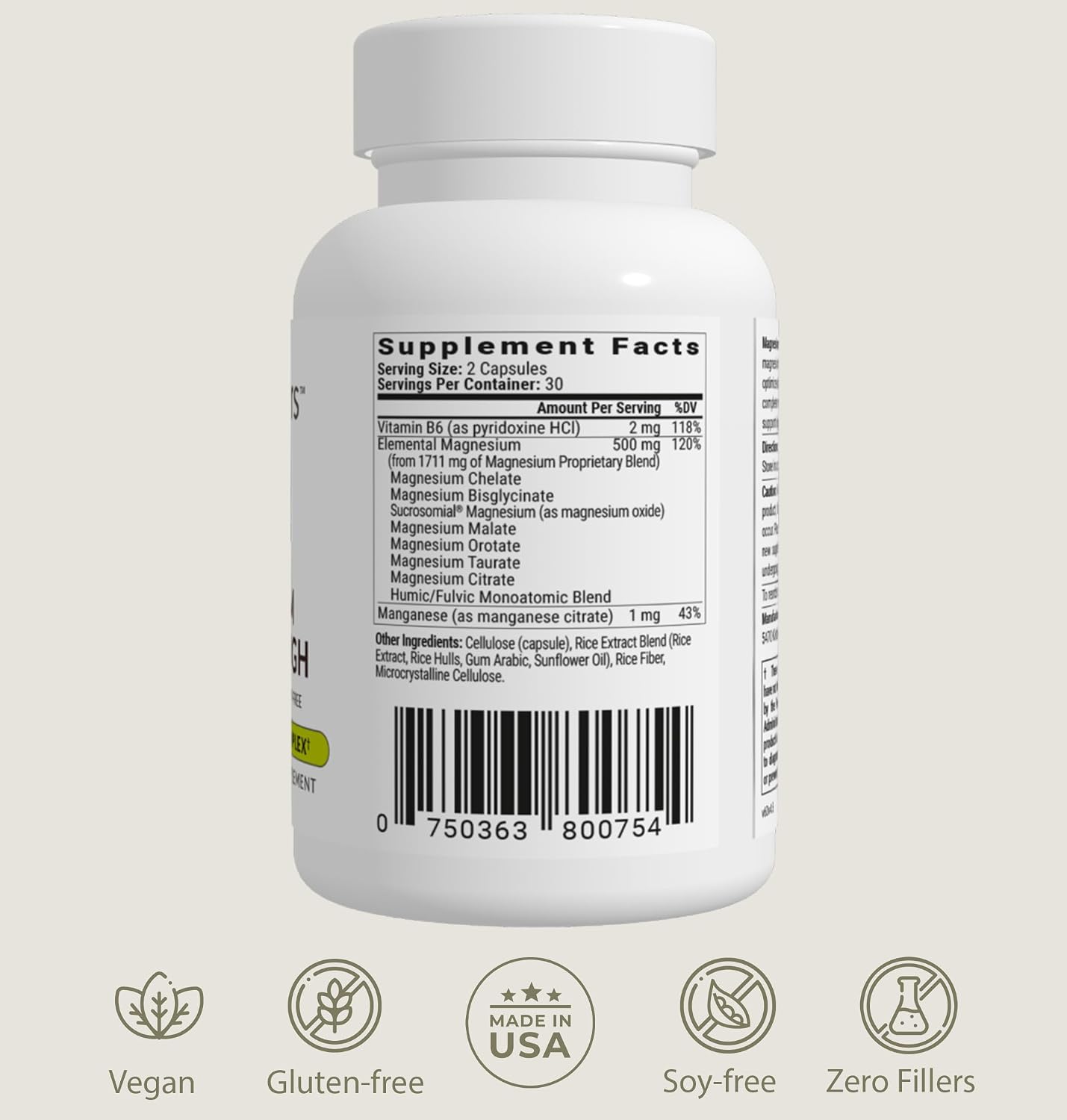 BiOptimizers Magnesium Breakthrough Supplement Version 4.0 – 60 Capsules (SALE)
