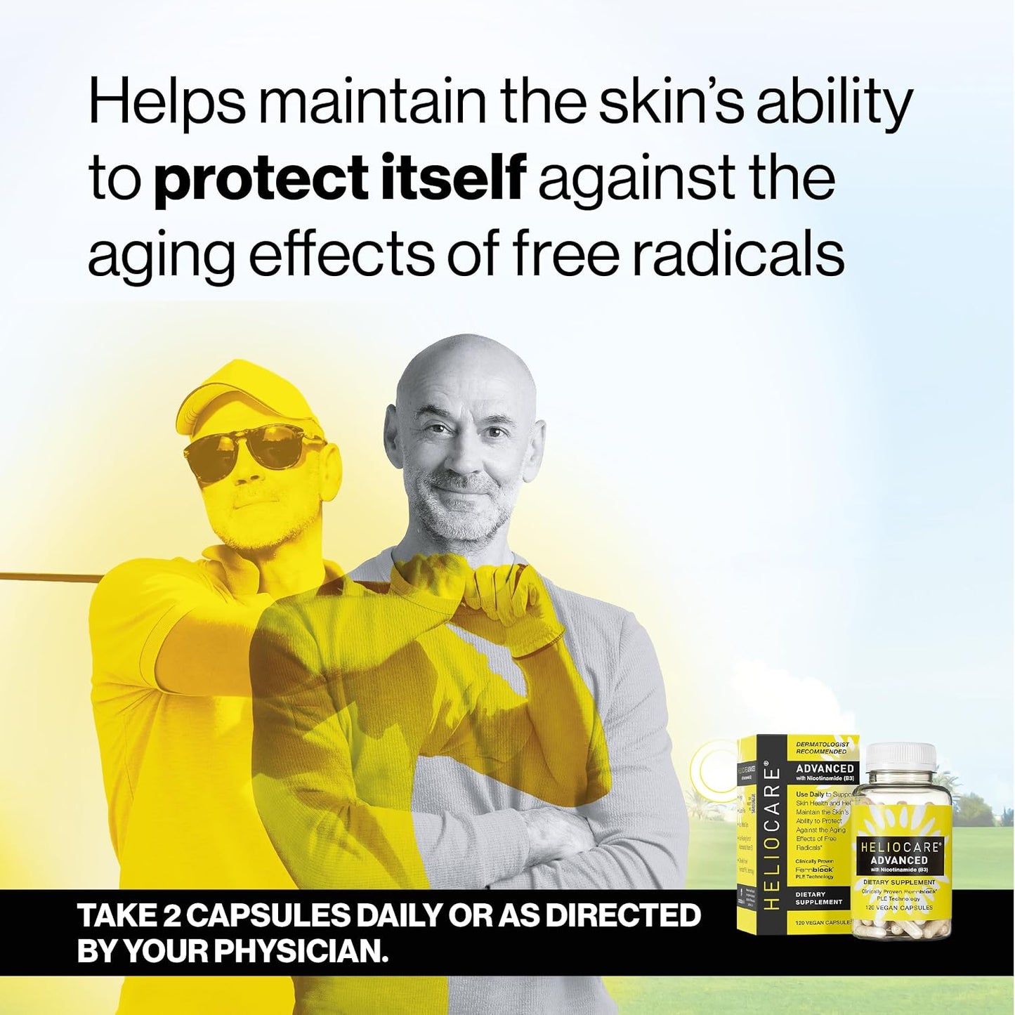 Heliocare Skin Care Dietary Supplement – 60 Vegan Capsules for Advanced Skin Protection