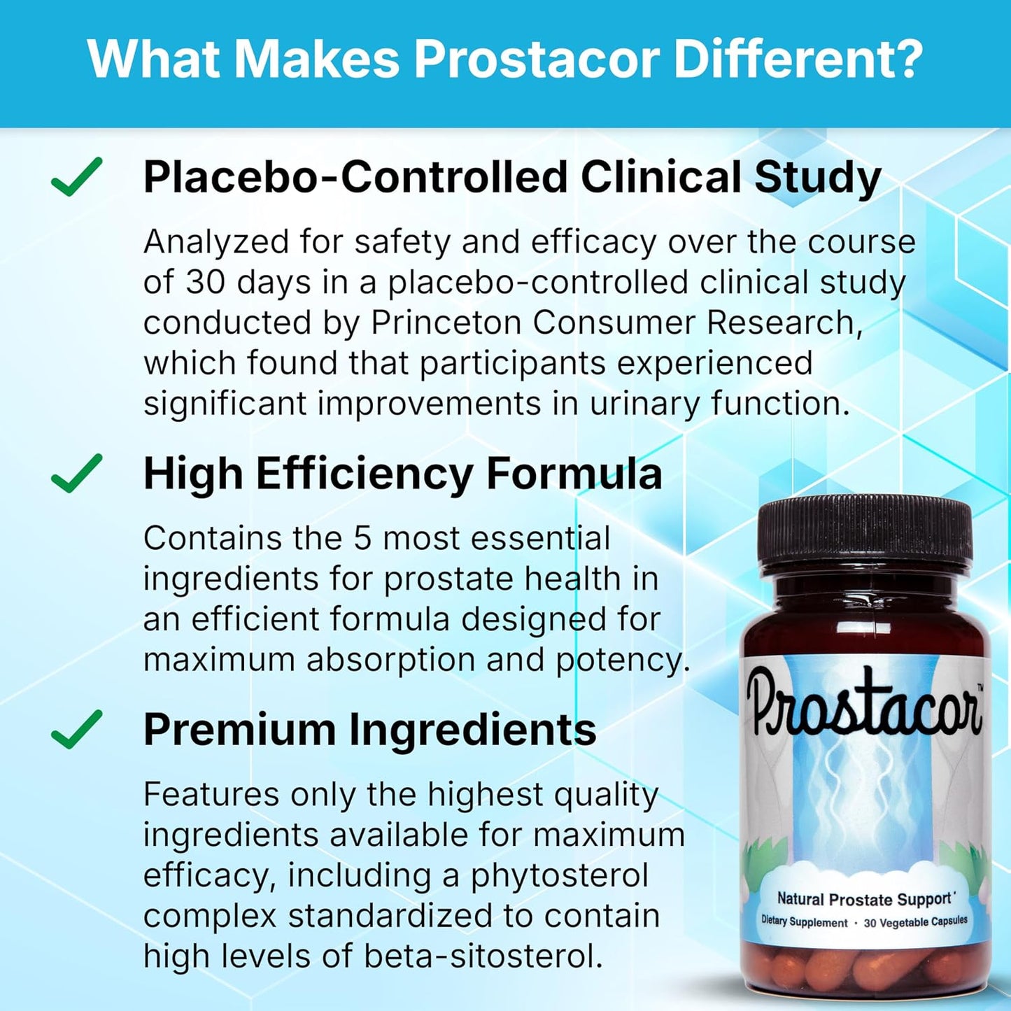 Nutreance Prostacor Natural Prostate Support Supplement – 30 Capsules