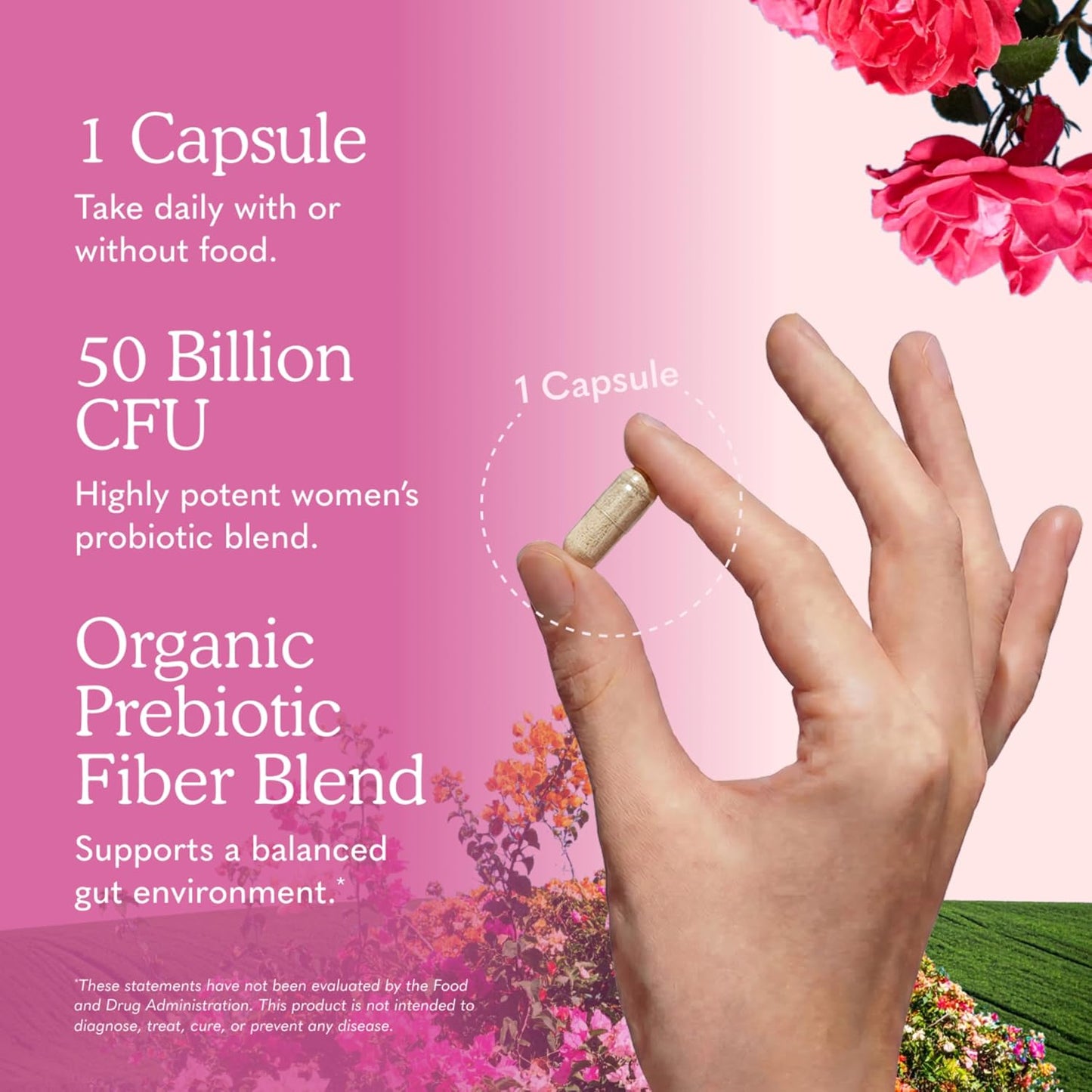 Garden of Life Dr. Formulated Probiotics Once Daily for Women – 50 Billion CFU | Digestive, Vaginal & Immune Support