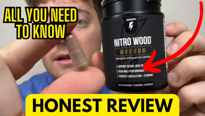 Inno Supps Nitro Wood MAGNUM – Enhanced Circulation & Stamina Support Capsules