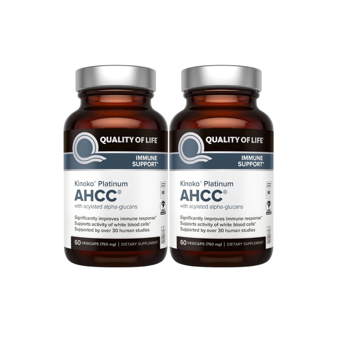 Quality of Life Premium Kinoko Platinum AHCC – Advanced Immune Support & Cellular Wellness Formula
