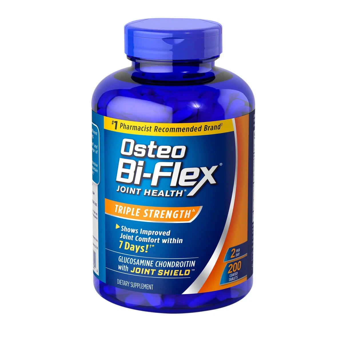 Osteo Bi-Flex Glucosamine MSM + Vitamin D Joint Health Tablets – 200 Count