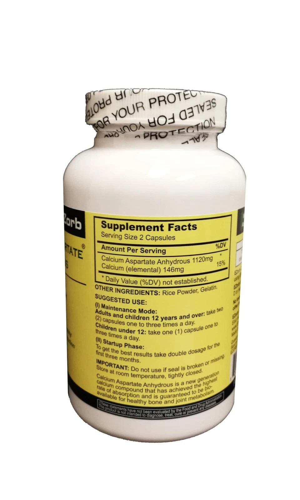 Ezorb Calcium Capsules – Advanced Absorption Formula for Muscle & Joint Health
