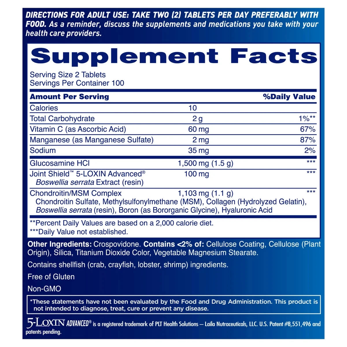 Osteo Bi-Flex Glucosamine MSM + Vitamin D Joint Health Tablets – 200 Count