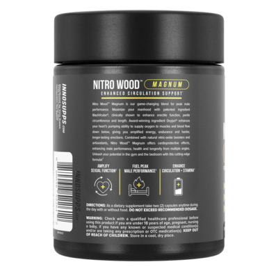 Inno Supps Nitro Wood MAGNUM – Enhanced Circulation & Stamina Support Capsules