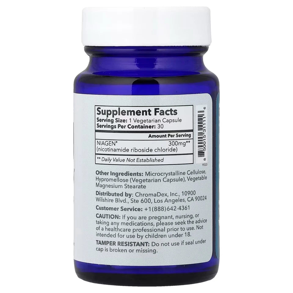 TRU Niagen 300mg NAD+ Booster – 90 Capsules (New &amp; Sealed)